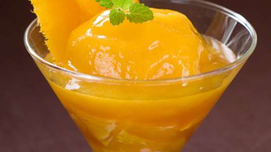 Σορμπέ ροδάκινου